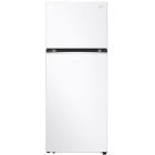 ثلاجة ال جي فريزر علوي تشخيص ذكي ، ضاغط عاكس 13.3 قدم 375 لتر ابيض كفاءة ج