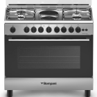 فرن بومباني غاز + كهرباء امان كامل 60×90 استيل