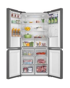 ثلاجة هاير 4 ابواب 585 لتر 20.6 قدم انفيرتر استيل كفاءة ج