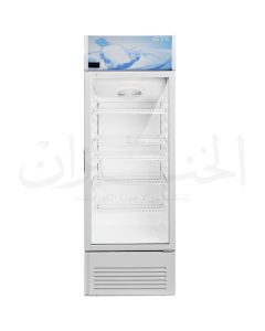 ثلاجة جي تي اي تبريد 338 لتر زجاج