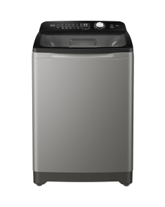 غسالة هاير اتوماتيك علوية تنشيف 75% 10 كيلو 8 برامج رمادي كفاءة هـ