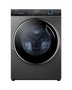 غسالة هاير اتوماتيك امامية تنشيف 75% 12 كيلو 14 برنامج واي فاي محرك مباشر انفيرتر فضي بلاتيني كفاءة أ