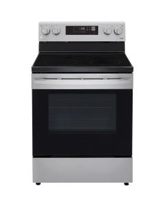 فرن ال جي كهرباء سراميك 6.3 قدم مكعب ، 178 لتر ، 5 شعلات ، سهل التنظيف ، واي فاي فضي