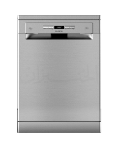 جلاية صحون اريستون 3 رفوف 15 مكان انفيرتر ، فتح الباب تلقائيا بعد انتهاء الغسيل ، 10 برامج ، معدل استهلاك 11 لتر فضي