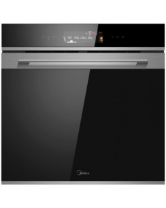 بلت ان ميديا فرن كهرباء 60 سم المساحة الداخلية 72 لتر 17 وظائف - قفل أطفال - مزود بمروحه توزيع الهواء شاشة عرض ليد لمس استيل اسود