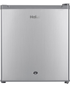 ثلاجة هاير باب واحد فريزر داخلي 1.52 قدم ، 46 لتر فضي كفاءة د