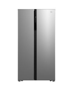 ثلاجة ميديا دولابي 18 قدم 510 لتر فضي كفاءة ج