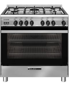 فرن جليم غاز غاز امان كامل 5 شعلات 60×90 سبشلست مع مروحة فرن استيل