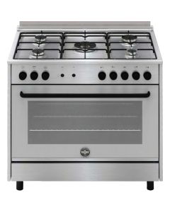 فرن لاجرمانيا غاز امان كامل 5 شعلات 60×90 استيل